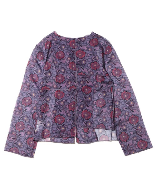 ANNA SUI NYC(アナ スイ エヌ ワイ シー)の「ANNA SUI NYC メロー切替シフォントップス(Tシャツ/カットソー・レディース・パープル/オレンジ/グリーン・M/L)」の14枚目の写真