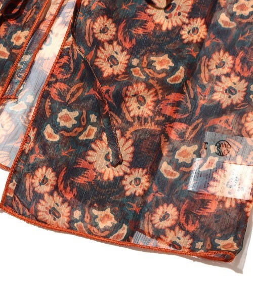 ANNA SUI NYC(アナ スイ エヌ ワイ シー)の「ANNA SUI NYC メロー切替シフォントップス(Tシャツ/カットソー・レディース・パープル/オレンジ/グリーン・M/L)」の7枚目の写真