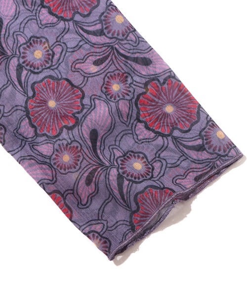 ANNA SUI NYC(アナ スイ エヌ ワイ シー)の「ANNA SUI NYC メロー切替シフォントップス(Tシャツ/カットソー・レディース・パープル/オレンジ/グリーン・M/L)」の16枚目の写真