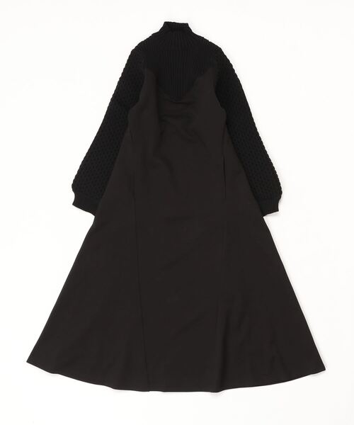 AULA AILA(アウラアイラ)の「AULA AILA/アウラアイラ/別注フレアワンピース(ワンピース・レディース・ブラック/ブルー・0)」の6枚目の写真