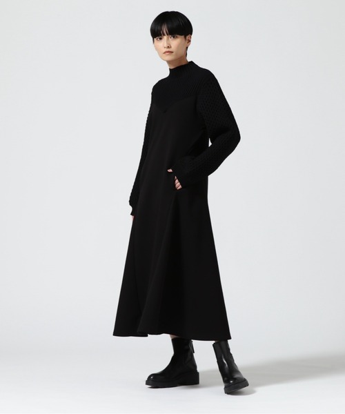 AULA AILA(アウラアイラ)の「AULA AILA/アウラアイラ/別注フレアワンピース(ワンピース・レディース・ブラック/ブルー・0)」の13枚目の写真