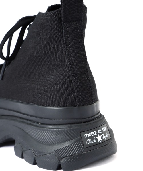 CONVERSE(コンバース)の「(CONVERSE)オールスター 100 トレックウエーブ MN HI(スニーカー・レディース・ブラック・23/24.0/25.0)」の8枚目の写真