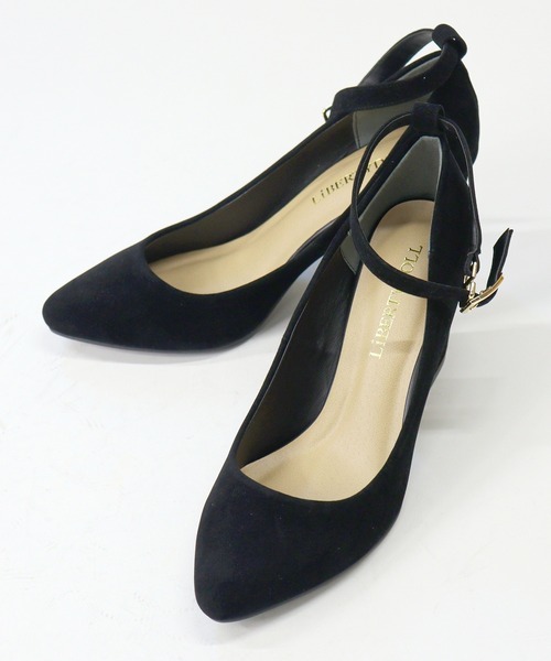 LibertyDoll(リバティードール)の「LibertyDoll/ポインテッドトゥ8cmチャンキーヒールストラップパンプス(5512)(パンプス・レディース・ネイビー/ベージュ/ブラウン/グレー/ブラック/シルバー・S/LL/3L/M/L/SS)」の11枚目の写真