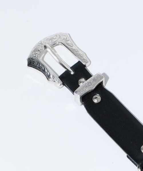 TOGA VIRILIS（トーガ ビリリース）の「Leather nylon belt（ベルト・メンズ・ブラック・FREE）」の2枚目の写真