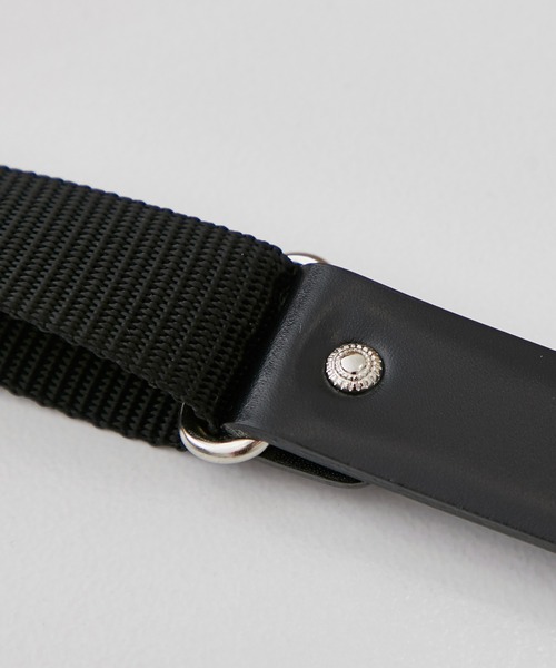 TOGA VIRILIS（トーガ ビリリース）の「Leather nylon belt（ベルト・メンズ・ブラック・FREE）」の6枚目の写真