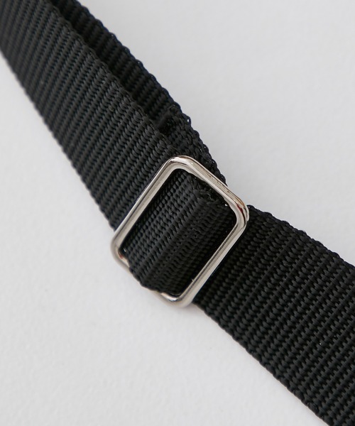 TOGA VIRILIS（トーガ ビリリース）の「Leather nylon belt（ベルト・メンズ・ブラック・FREE）」の4枚目の写真