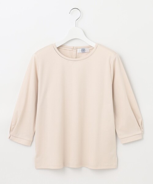 J.PRESS(ジェイプレス)の「【接触冷感・UVケア】 スムースジャージー カットソー(Tシャツ/カットソー・レディース・サックスブルー系/ホワイト系/ライトグレー系・T15/T13)」の13枚目の写真