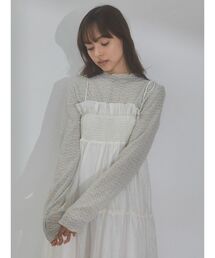 merry jenny | floralストレッチレースtops(Tシャツ/カットソー)