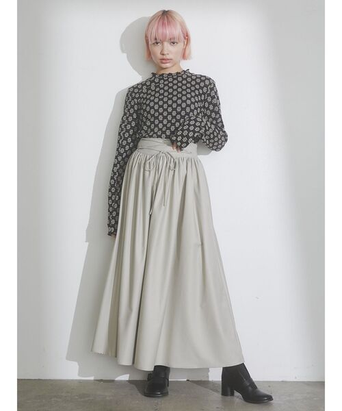 merry jenny（メリージェニー）の「floralストレッチレースtops（Tシャツ/カットソー・レディース・ライトブルー/ブラック/アイボリー・FREE）」の19枚目の写真