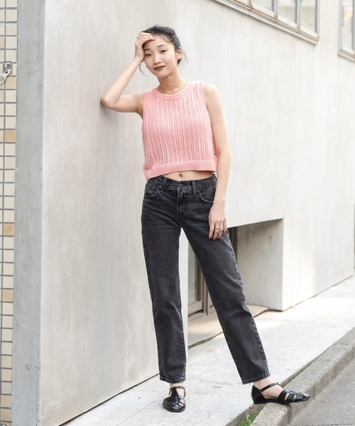 Levi's（リーバイス）の「リーバイス/Levi's ニットベスト ピンク