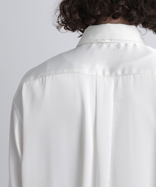 HARE(ハレ)の「シルキーナローボウタイシャツ(HARE)(シャツ/ブラウス・メンズ・グリーン/ブラック/オフホワイト・FREE)」の15枚目の写真