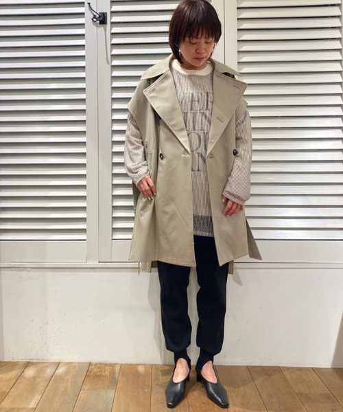 DROIT BELLO（ドロイトベロ）の「DROIT BELLO(ドロイトベロ) ニットジョグパンツ（その他パンツ・レディース・グレー/ブラック・F）」の5枚目の写真