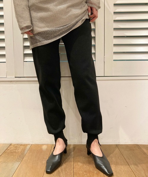 DROIT BELLO（ドロイトベロ）の「DROIT BELLO(ドロイトベロ) ニットジョグパンツ（その他パンツ・レディース・グレー/ブラック・F）」の19枚目の写真