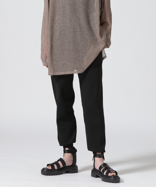 DROIT BELLO（ドロイトベロ）の「DROIT BELLO(ドロイトベロ) ニットジョグパンツ（その他パンツ・レディース・グレー/ブラック・F）」の10枚目の写真