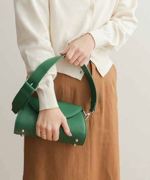 URBAN RESEARCH DOORS（アーバンリサーチドアーズ）の「2ストラップショルダーバッグ（ショルダーバッグ・レディース・アイボリー/ブラック/グリーン・-）」の8枚目の写真