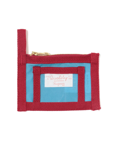 B:MING by BEAMS(ビーミングバイビームス)の「NAPRON / TAB BAG カード コインケース(ポーチ・メンズ・ライトブルー/イエロー・ONE SIZE)」の2枚目の写真