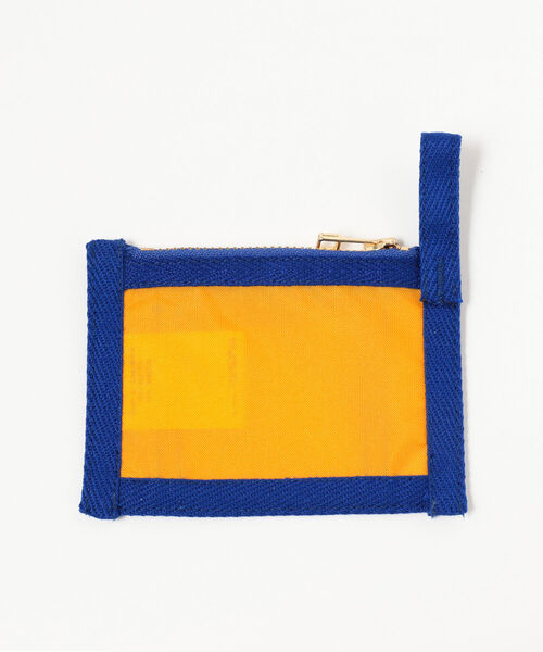 B:MING by BEAMS(ビーミングバイビームス)の「NAPRON / TAB BAG カード コインケース(ポーチ・メンズ・ライトブルー/イエロー・ONE SIZE)」の4枚目の写真