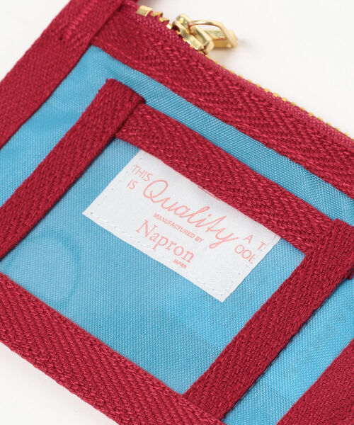 B:MING by BEAMS(ビーミングバイビームス)の「NAPRON / TAB BAG カード コインケース(ポーチ・メンズ・ライトブルー/イエロー・ONE SIZE)」の3枚目の写真