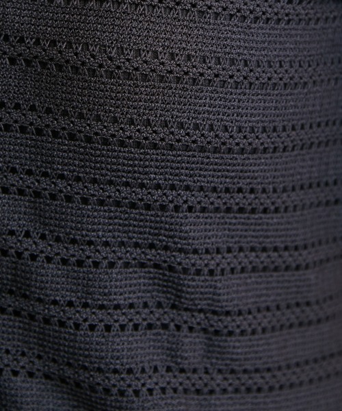 marun（マルン）の「＜大きいサイズ＞ クロッシェ調ショートカーディガン marun（カーディガン/ボレロ・レディース・ブラック/ミント/アイボリー・3L/LL/4L/5L/L）」の18枚目の写真