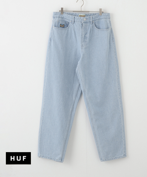 HUF(ハフ)の「【HUF / ハフ】CROMER SIGNATURE PANT(デニムパンツ・メンズ・ブルー/グリーン・32/30)」の2枚目の写真