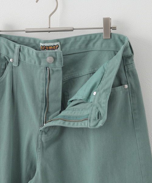 HUF(ハフ)の「【HUF / ハフ】CROMER SIGNATURE PANT(デニムパンツ・メンズ・ブルー/グリーン・32/30)」の3枚目の写真