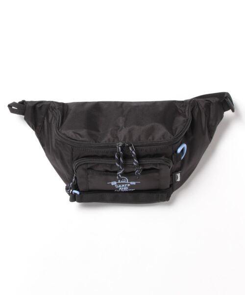 THRASHER(スラッシャー)の「GONZ SAD WAIST BAG/スラッシャーボディバッグ・ウエストポーチ(ボディバッグ/ウエストポーチ・メンズ・ブラック×ホワイト/ブラック×ピンク/ブラック×ブルー/ベージュ・FREE)」の3枚目の写真