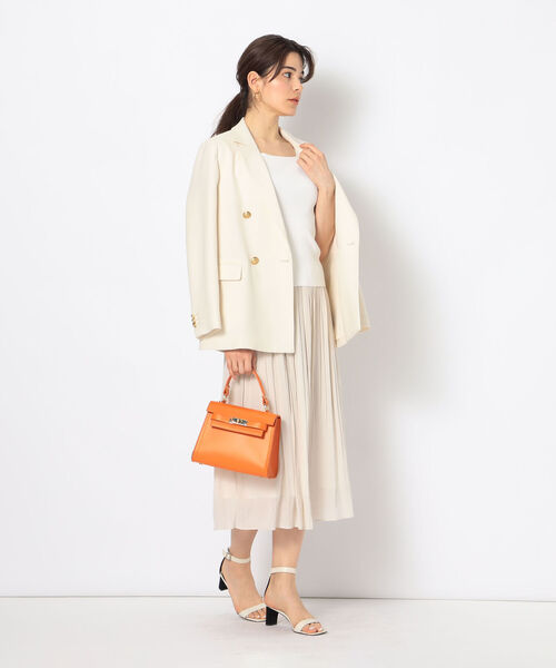 NOLLEY’S(ノーリーズ)の「《手洗い可能》キャップスリーブプルオーバーニット(ニット/セーター・レディース・ブラック/レッド/オフホワイト/ブルー・38)」の16枚目の写真