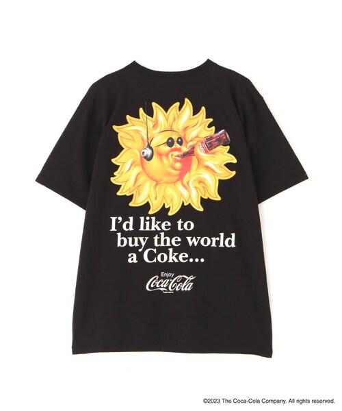 AVIREX（アヴィレックス）の「AVIREX  / COKE "70s ARCHIVE SUN" T-SHIRT（Tシャツ/カットソー・メンズ・ホワイト/ブラック・L/M/XL/2XL）」の10枚目の写真