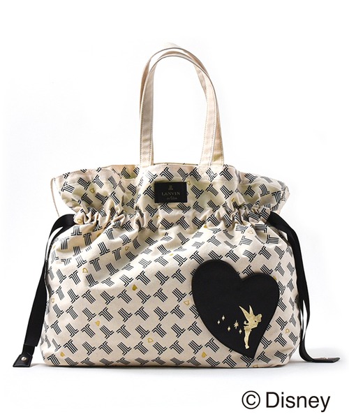 LANVIN en Bleu(ランバンオンブルー)の「ティンカー・ベル エコバッグ(エコバッグ/サブバッグ・レディース・アイボリー/ブラック・FREE)」の2枚目の写真