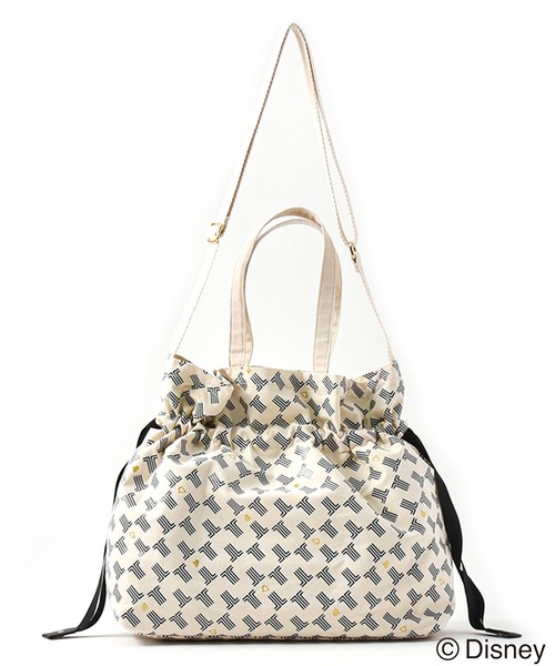LANVIN en Bleu(ランバンオンブルー)の「ティンカー・ベル エコバッグ(エコバッグ/サブバッグ・レディース・アイボリー/ブラック・FREE)」の5枚目の写真