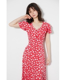 rienda（リエンダ）の「ダブルフレアスリーブワンピース 春服（ワンピース・レディース）」