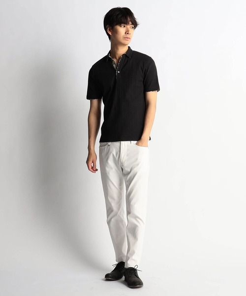 WEB限定商品】ランダムストライプスキッパーホロシャツ