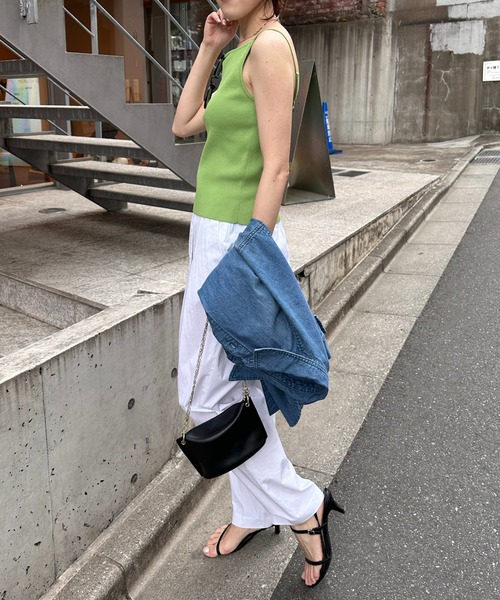 GALLARDAGALANTE ニットキャミソール COLLAGE GALLARDAGALANTE キャミソール アレンジニットキャミ