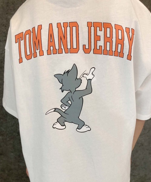 Tom＆Jerry（トムアンドジェリー）の「TOM＆JERRY　BIGシルエット　半袖T（Tシャツ/カットソー・キッズ・ダークグリーン/ベージュ/ベージュ系その他2/ホワイト系その他2/ホワイト系その他3/ベージュ系その他/グレー系その他/ホワイト系その他/オフホワイト/ネイビー/チャコール/ブルー系その他/ダークグリーン系/ベージュ系その他3/グレー系その他3/グレー系その他2・150cm/160cm/120cm/140cm/130cm/110cm）」の19枚目の写真