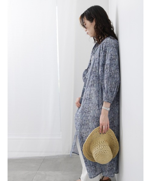 Samansa Mos2 blue（サマンサモスモスブルー）の「透かし編みペーパーハット（ハット・レディース・ベージュ/キャメル・F）」の5枚目の写真