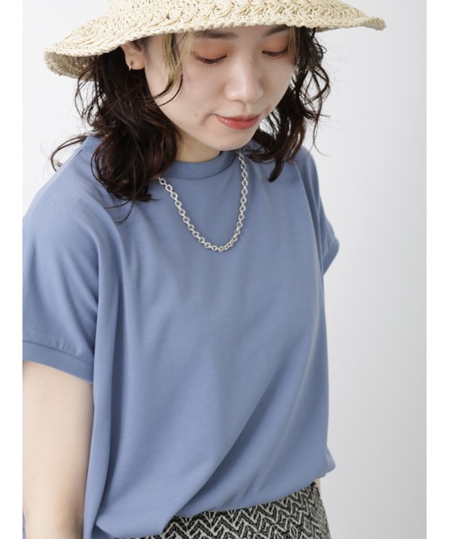 Samansa Mos2 blue（サマンサモスモスブルー）の「透かし編みペーパーハット（ハット・レディース・ベージュ/キャメル・F）」の10枚目の写真