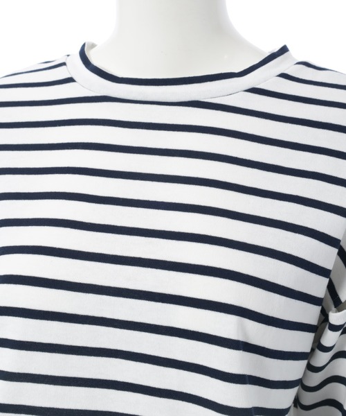 fifth（フィフス）の「カッティングスリーブボーダーロンT（Tシャツ/カットソー・レディース・ネイビー/ホワイト・M）」の7枚目の写真