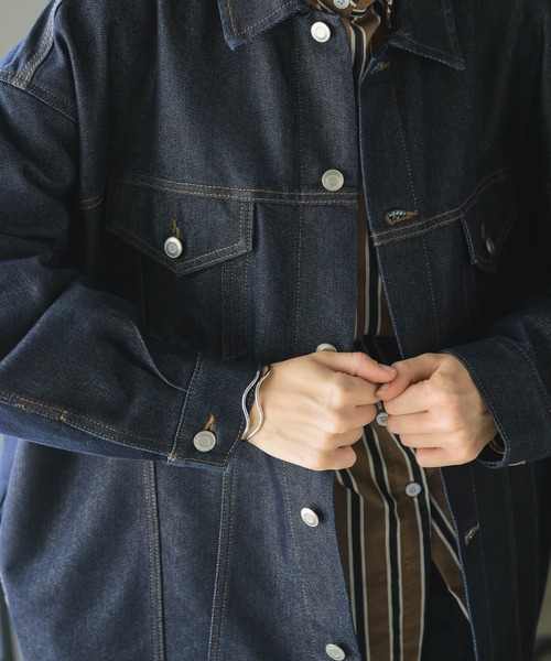 Birthday room（バースデイルーム）の「ルーズデニムジャケット/Gジャン（デニムジャケット・レディース・インディゴブルー・FREE）」の9枚目の写真