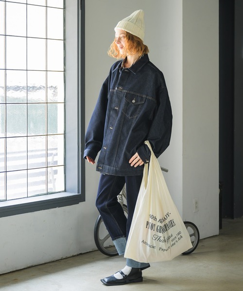 Birthday room（バースデイルーム）の「ルーズデニムジャケット/Gジャン（デニムジャケット・レディース・インディゴブルー・FREE）」の19枚目の写真