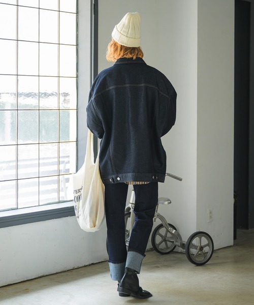 Birthday room（バースデイルーム）の「ルーズデニムジャケット/Gジャン（デニムジャケット・レディース・インディゴブルー・FREE）」の21枚目の写真