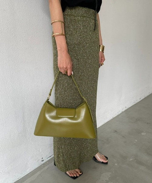 AIC.(エーアイシー)の「再入荷 フェイクレザーハンドバッグ(ハンドバッグ・レディース・ブラック/オリーブ/シルバー・FREE)」の14枚目の写真