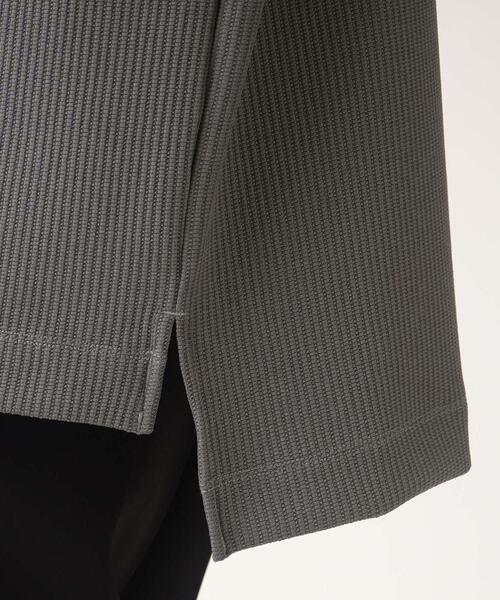 tk.TAKEO KIKUCHI(ティーケータケオキクチ)の「◆カラーワッフルビッグカットソー(Tシャツ/カットソー・メンズ・ブラック/ホワイト/ネイビー/ダークグレー/マスタード・88)」の12枚目の写真