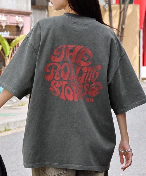 MONO-MART（モノマート）の「【QUEEN/THE ROLLING STONES/Aero smith/BON JOVI】別注 ヴィンテージライク ロックプリントピグメント加工 半袖Tシャツ（Tシャツ/カットソー・メンズ・ブラック/ホワイト系1/ブラック系/ブラック系1/グレー系/オフホワイト/ブラウン/ブラック系3/ホワイト系4/ブラック系2/ブラウン系3/ブラック系4/ホワイト系2/ブラウン系2/ブラック系5/ブラック系6/ブラック系8/ブラック系7・M/L/S）」の10枚目の写真