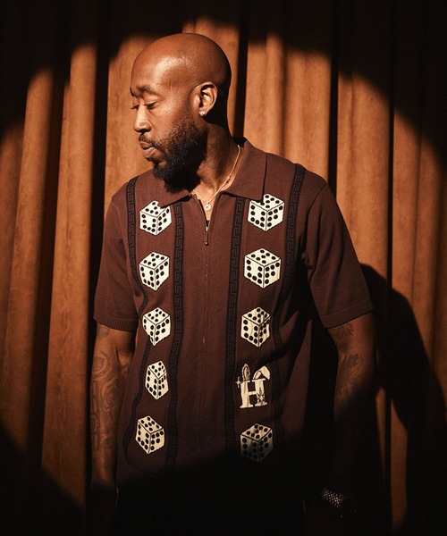 HUF（ハフ）の「HUF X FREDDIE GIBBS ZIP SWEATER / HUF コラボ ジップ