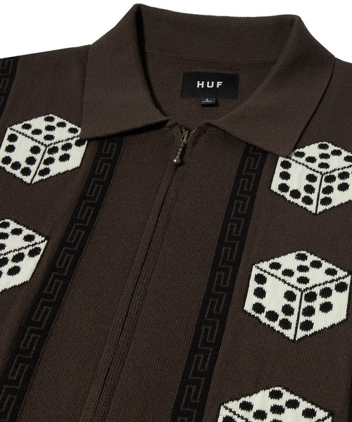 HUF（ハフ）の「HUF X FREDDIE GIBBS ZIP SWEATER / HUF コラボ ジップ