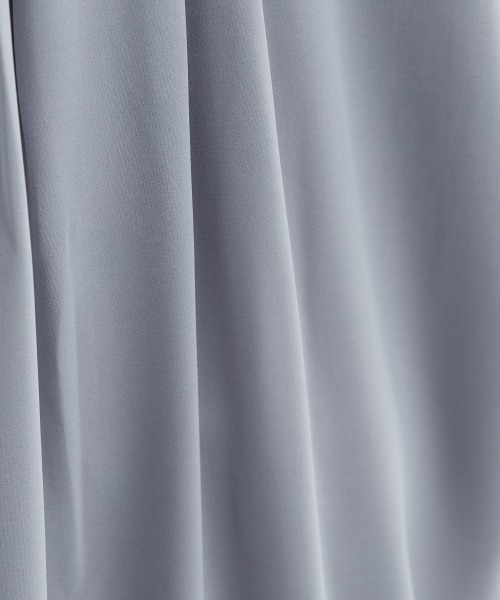 nissen（ニッセン）の「とろみ素材　サイドタックスキッパーシャツ（シャツ/ブラウス・レディース・ピンク/オフホワイト/カーキ/ライトグレー/ブラック・M/LL/L/S）」の15枚目の写真