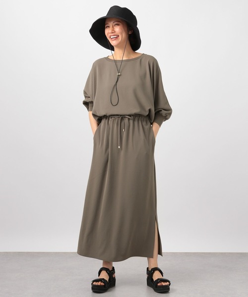 BARNYARDSTORM（バンヤードストーム）の「BARNYARDSTORM / ダブルクロススカート（スカート・レディース・ライトブラウン/ブラック・0/1）」の7枚目の写真