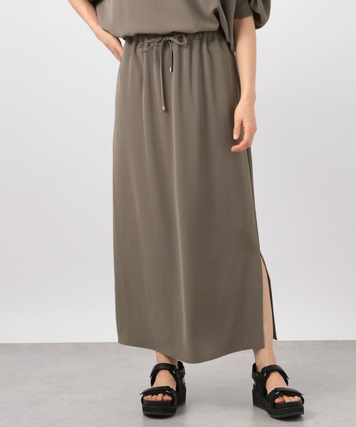 BARNYARDSTORM（バンヤードストーム）の「BARNYARDSTORM / ダブルクロススカート（スカート・レディース・ライトブラウン/ブラック・0/1）」の9枚目の写真