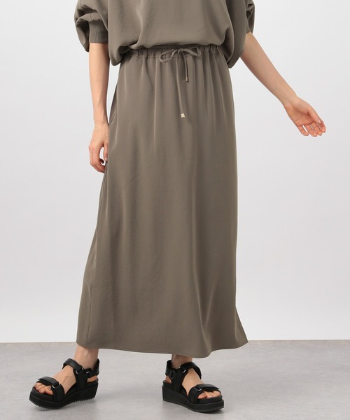 BARNYARDSTORM（バンヤードストーム）の「BARNYARDSTORM / ダブルクロススカート（スカート・レディース・ライトブラウン/ブラック・0/1）」の10枚目の写真