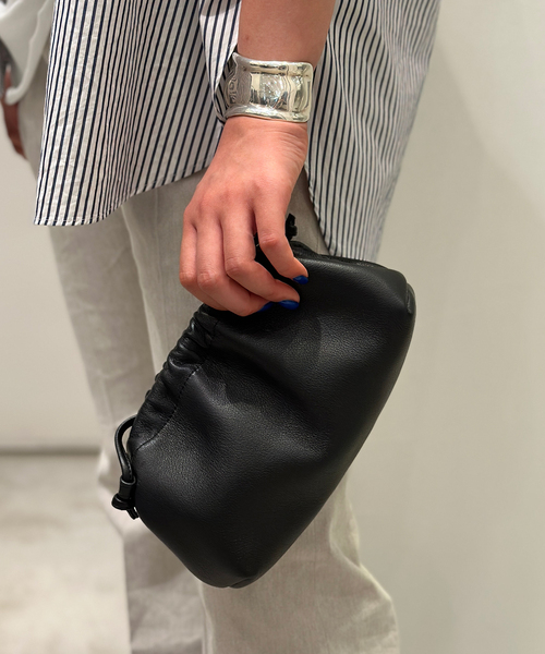 セール】【BRENTELLA/ブレンテッラ】mini clutch bag(BLK)（クラッチ